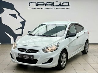 2011 Hyundai Solaris I, белый, 600000 рублей, вид 1