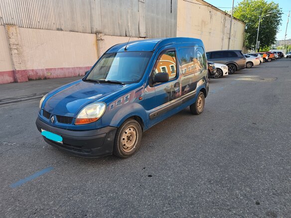 2004 Renault Kangoo I Рестайлинг, синий, 320000 рублей - вид 5