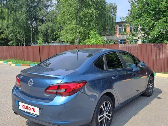 2013 Opel Astra J Рестайлинг, синий - вид 5