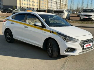 2017 Hyundai Solaris II, серебристый, 780000 рублей, вид 3
