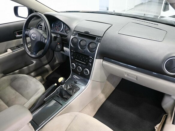 2006 Mazda 6 I (GG) Рестайлинг, серебристый - вид 8