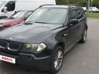 2004 BMW X3 20d I (E83), чёрный, 780000 рублей, вид 2