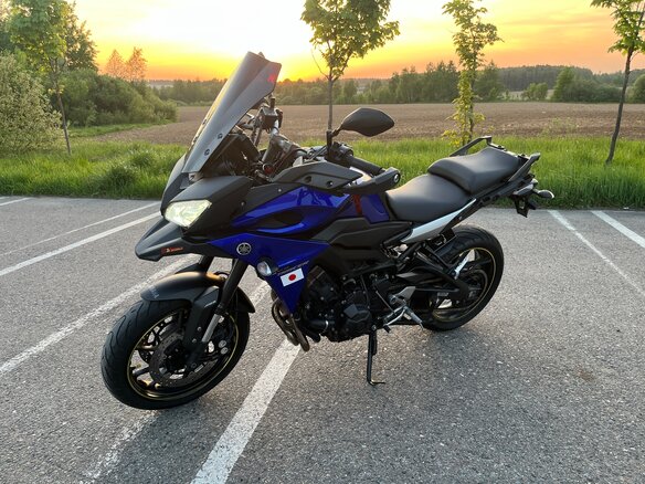 2017 Yamaha MT-09 Tracer (FJ-09), синий, 720000 рублей - вид 14