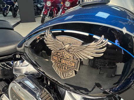 2017 Harley-Davidson Fat Boy, синий, 2190000 рублей, вид 3