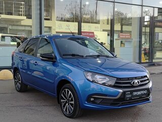 2021 Lada (ВАЗ) Granta I Рестайлинг, синий, 744000 рублей, вид 3