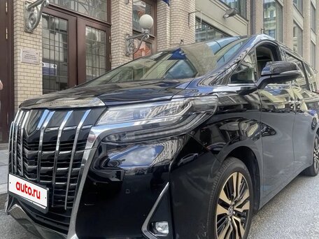 2021 Toyota Alphard III Рестайлинг, чёрный, 6000000 рублей, вид 3