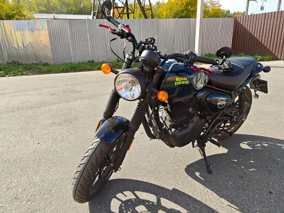 2025 Royal Enfield Hunter, зелёный, 370000 рублей - вид 5