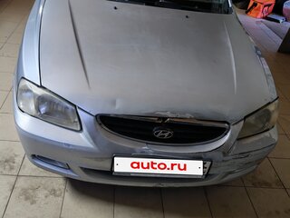 2008 Hyundai Accent ТагАЗ II, серебристый, 323000 рублей, вид 1
