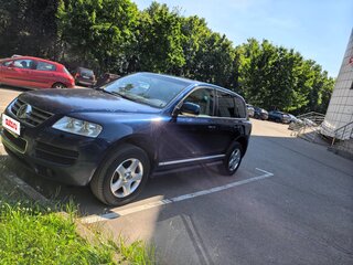 2004 Volkswagen Touareg I, синий, 800000 рублей, вид 2