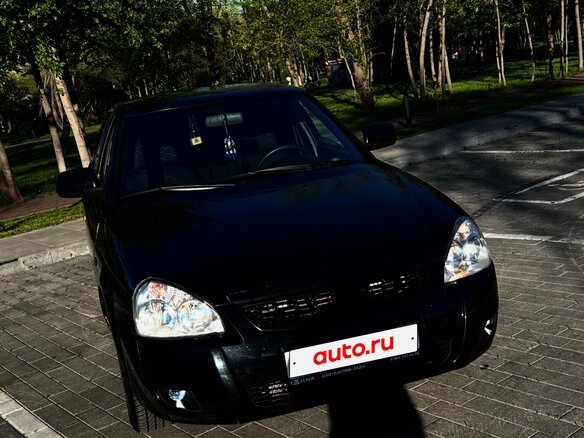 2011 Lada (ВАЗ) Priora I, чёрный, 210000 рублей - вид 4