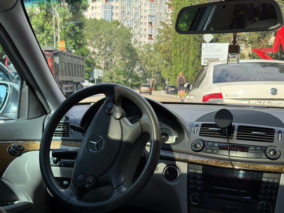 2007 Mercedes-Benz E-Класс 230 III (W211, S211) Рестайлинг, серый, 1200000 рублей - вид 11