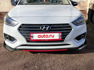 2017 Hyundai Solaris II, белый, 1400000 рублей, вид 4