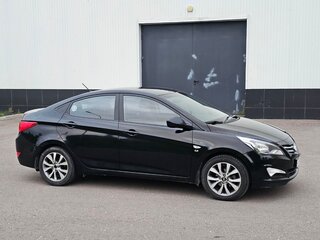 2014 Hyundai Solaris I Рестайлинг, чёрный, 1080000 рублей, вид 2