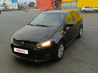 2014 Volkswagen Polo V, чёрный, 550000 рублей, вид 1