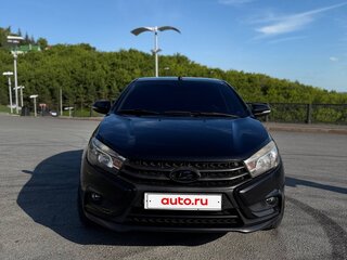2015 Lada (ВАЗ) Vesta I, чёрный, 800000 рублей, вид 4