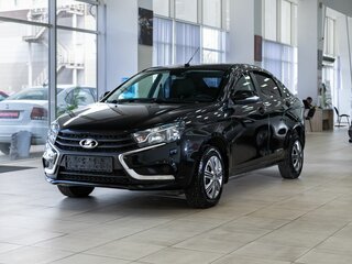 2017 Lada (ВАЗ) Vesta I, чёрный, 700000 рублей, вид 3