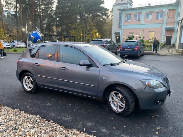 2007 Mazda 3 I (BK) Рестайлинг, серый, 260000 рублей - вид 2