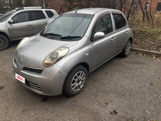 2008 Nissan March III (K12), серебристый, 490000 рублей, вид 2