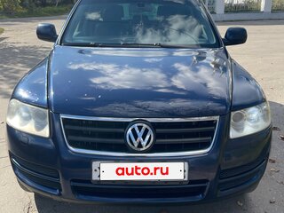 2004 Volkswagen Touareg I, синий, 635000 рублей, вид 2