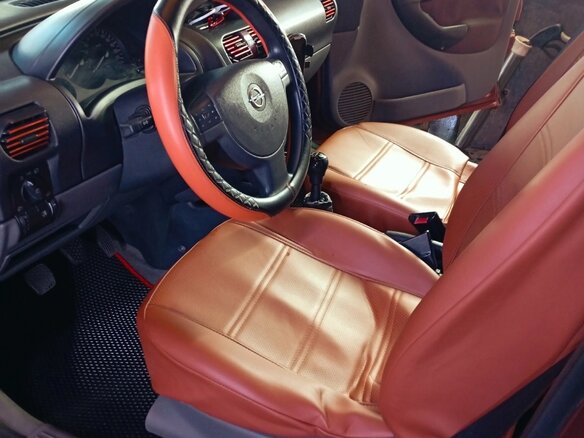 2001 Opel Corsa C, красный, 239000 рублей - вид 7