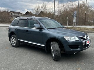 2008 Volkswagen Touareg I Рестайлинг, голубой, 1050000 рублей, вид 3