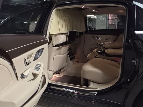 2017 Mercedes-Benz Maybach S-Класс 560 I (X222) Рестайлинг, чёрный, 6450000 рублей, вид 5