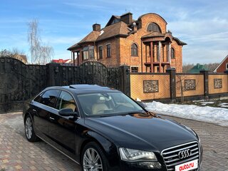 2011 Audi A8 Long III (D4), чёрный, 1600000 рублей, вид 2