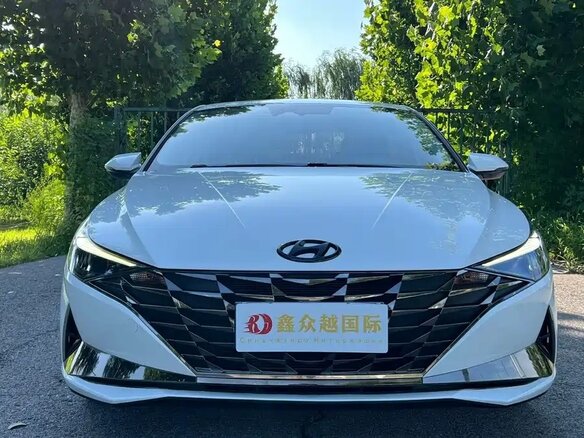 2022 Hyundai Elantra VII (CN7), белый - вид 1