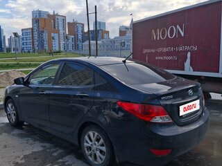 2011 Hyundai Solaris I, чёрный, 750000 рублей, вид 2