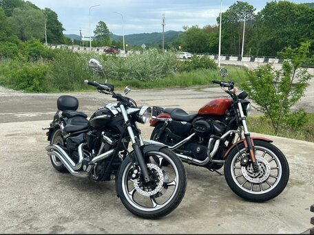 2008 Yamaha XV 1900, чёрный, 825000 рублей, вид 3