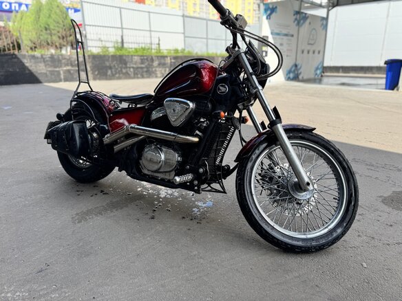1993 Honda Steed 400, красный, 325000 рублей