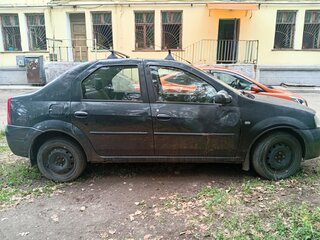 2007 Renault Logan I, серый, 330000 рублей, вид 2