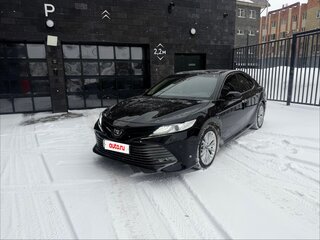 2018 Toyota Camry VIII (XV70), чёрный, 3200000 рублей, вид 1
