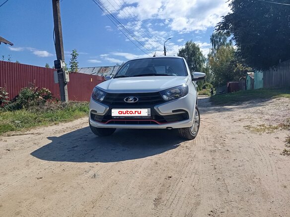 2022 Lada (ВАЗ) Granta I Рестайлинг, белый, 690000 рублей - вид 2