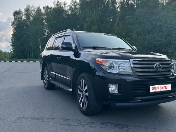 2013 Toyota Land Cruiser 200 Series Рестайлинг 1, чёрный, 4100000 рублей - вид 6