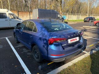 2021 Skoda Rapid II, синий, 1300000 рублей, вид 4