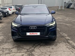 2021 Audi Q8 45 TDI I (4M), синий, 6490000 рублей, вид 2