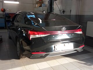 2021 Hyundai Elantra VII (CN7), чёрный, 1640000 рублей, вид 4