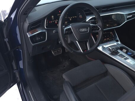 2021 Audi A6 45 TFSI V (C8), синий, 4800000 рублей, вид 4