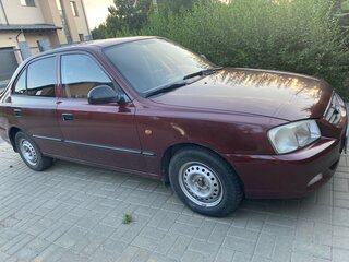 2007 Hyundai Accent ТагАЗ II, красный, 495000 рублей, вид 1