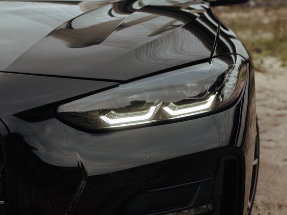 2021 BMW 4 серии 420d xDrive G22, G23, G26, чёрный - вид 18