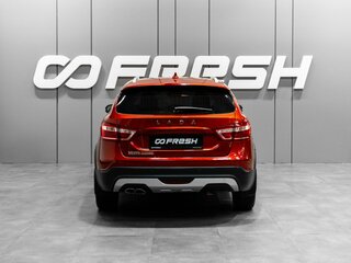 2017 Lada (ВАЗ) Vesta SW Cross I, красный, 830000 рублей, вид 4