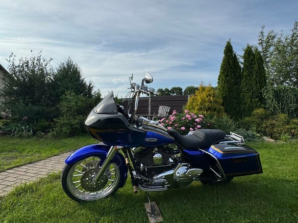 2007 Harley-Davidson CVO Road Glide, синий, 1000000 рублей - вид 11
