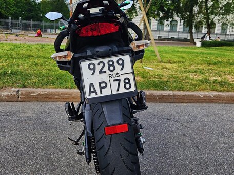 2011 Kawasaki ER-6F (Ninja 650R), чёрный, 450000 рублей, вид 4