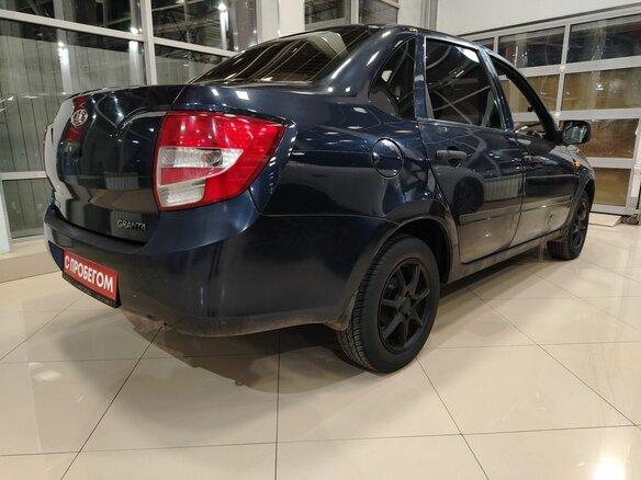 2012 Lada (ВАЗ) Granta I, синий, 199000 рублей - вид 6