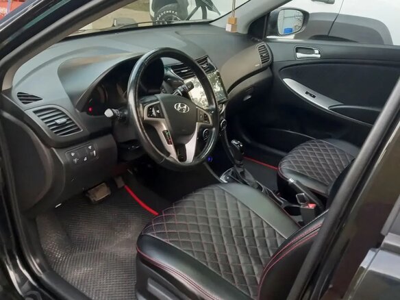 2016 Hyundai Solaris I Рестайлинг, чёрный, 950000 рублей - вид 5