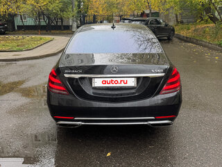 2019 Mercedes-Benz Maybach S-Класс 560 I (X222) Рестайлинг, чёрный, 4500000 рублей, вид 2