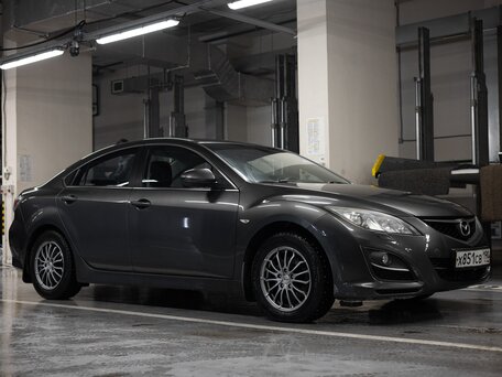 2011 Mazda 6 II (GH) Рестайлинг, серый, 900000 рублей, вид 4