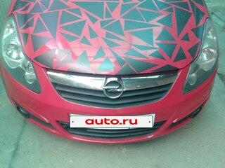 2007 Opel Corsa D, красный, 380000 рублей, вид 1