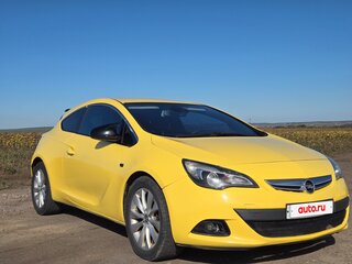 2012 Opel Astra GTC J Рестайлинг, жёлтый, 970000 рублей, вид 2